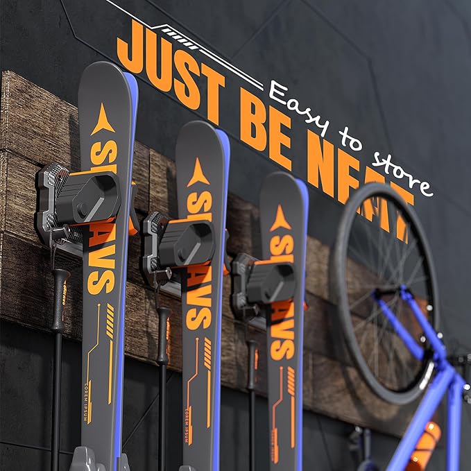 Ski & Snowboard Wall Rack for Garage - Image 5
