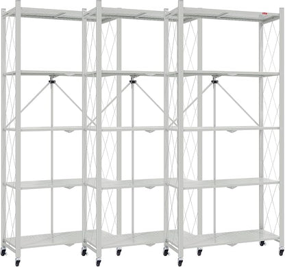 DEANIC 5 Tier Foldable Storage Shelves by ShowNow