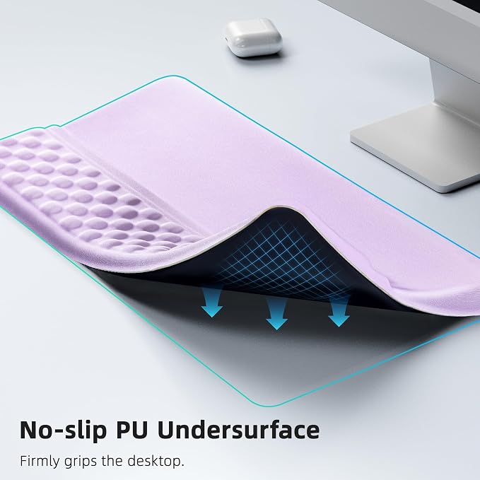 Ospelelf Keyboard Wrist Rest Pad, Comfy Ergonomic Keyboard Stand Riser Holder - Image 5