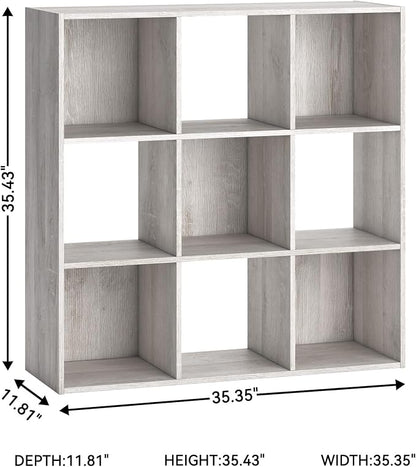 Signature Design by Ashley Paxberry Coastal 9 Cube Storage Organizer or Bookcase - Image 3