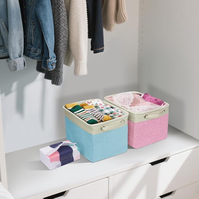 BALEINE 4 Pack Fabric Storage Bins - Image 3