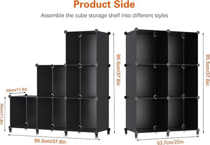 6-Cube Storage Organizer, Closet Organizer Storage Cabinet Shelf Bookcase - Image 3