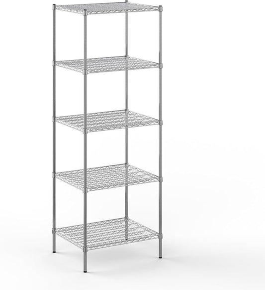 24" Deep x 30" Wide x 86" Height Wire Shelving Kit | 5-Tier | NSF Commercial by Regal+Altair