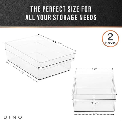 BINO | Plastic Storage Bins, X-Large | THE HANDLER COLLECTION | Multipurpose - Image 3