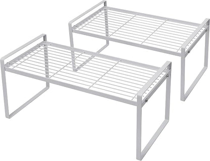 2Pack Cabinet Shelf Organizer Storage Rack Space Saving by Shantton