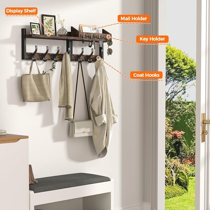 Evermagin 29" Coat Rack Wall Mount - Image 4