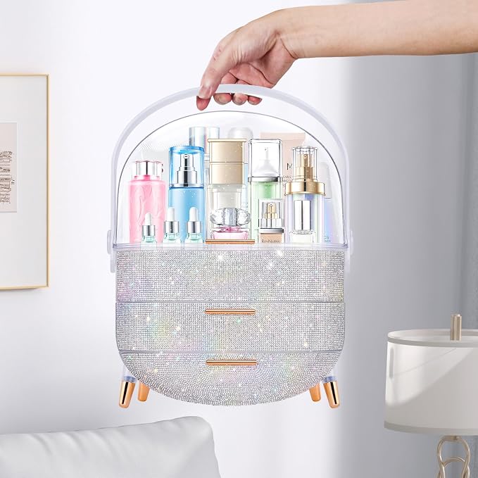 Teen Girls Gift Makeup Organizer, Skincare & Jewelry Storage, Cosmetics Display - Image 5