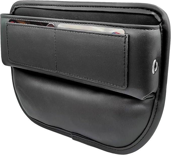 Universal Fit Car Seat Gap Filler Leather Car Storage Organizer Front Seat Auto - Image 6