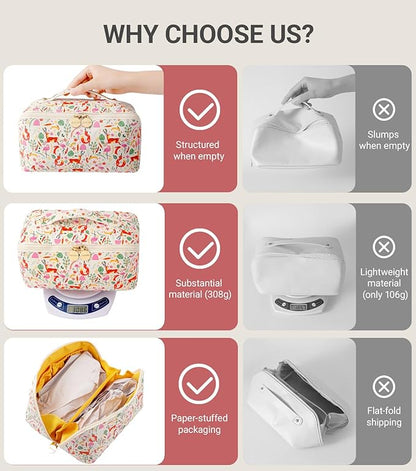 Aveniee Travel Makeup Bag for Women, Large Cosmetic Organizer - Image 4