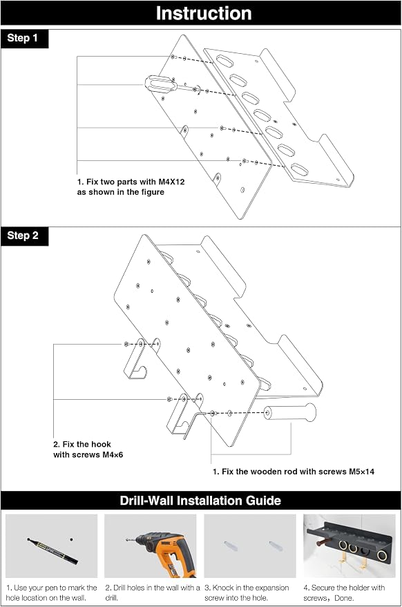 Wall Mount Holder for Dyson Styler Supersonic Hair Dryer, Nail-Free or Perforat - Image 7