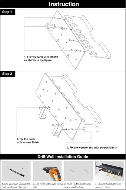 Wall Mount Holder for Dyson Styler Supersonic Hair Dryer, Nail-Free or Perforat - Image 7