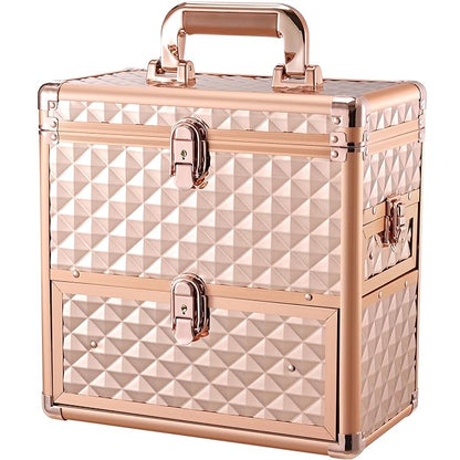 Makeup Train Case Professional Makeup Organizer Case by Frenessa