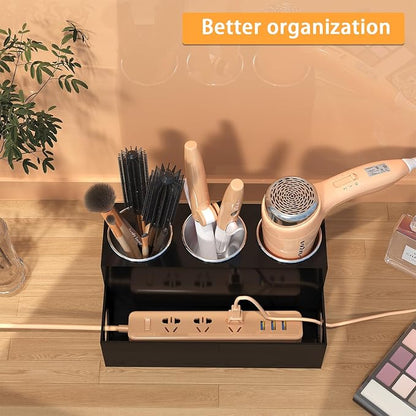Hair Tool Organizer, Bathroom Supplies Countertop Blow Dryer Holder, Vanity - Image 3