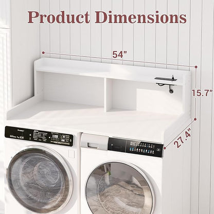 Aheaplus Washer and Dryer Countertop, 2-Tier Laundry Countertop Cover - Image 7