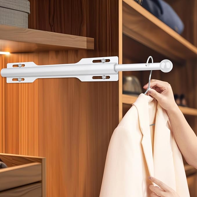 FIRJOY 12" Valet Rod for Closet Pull Out - Image 5