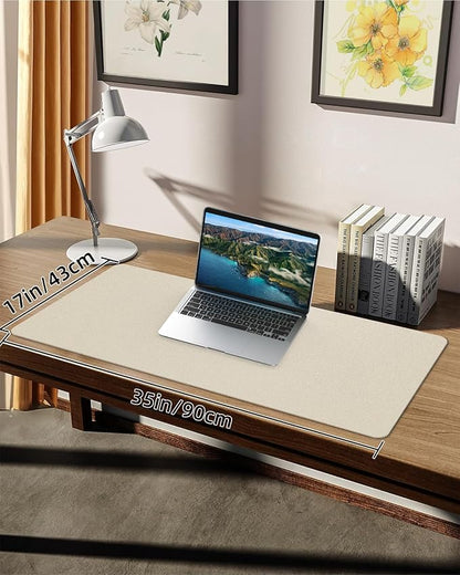 PULeather Non-Slip Desk Mat, Large Mouse Pad & Laptop Desk Pad - Image 7