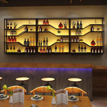 78.8in Wall Mounted Wine Rack - Image 6