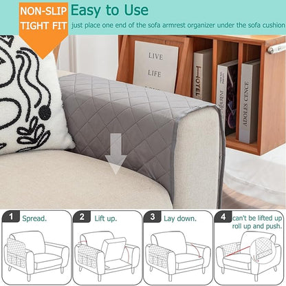 Remote Control Holder for Recliner Non-Slip Armchair Caddy Couch Armrest - Image 4