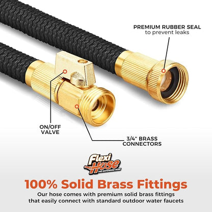 Flexi Hose Lightweight Expandable Garden Hose, 75FT -Retractable Garden Hose - Image 4