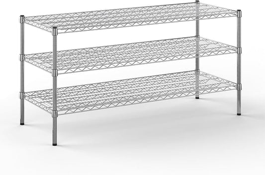 21" Deep x 54" Wide x 27" Height Wire Shelving Kit | 3-Tier | NSF Commercial by Regal+Altair