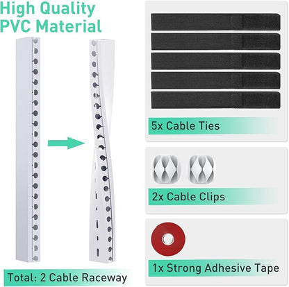 Updated White Cable Raceway Kit - Image 3