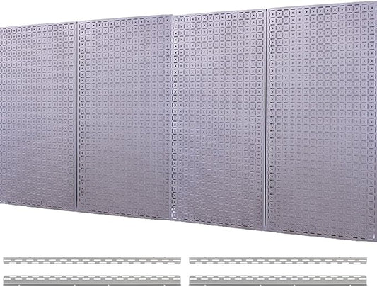 OmniWall 16" x 32" Metal Pegboard Panel 4-Pack by OmniWall