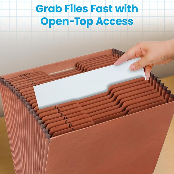 Globe-Weis Pendaflex Heavy Duty Expanding File, File Organizer - Image 7