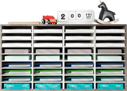 TQVAI Literature Organizer, Heavy Duty 36 Compartments Countertop Mail Organizer - Image 8