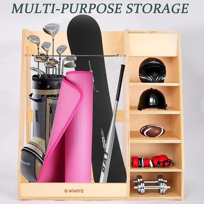 wingyz Wooden Golf Storage Organizer - Image 8