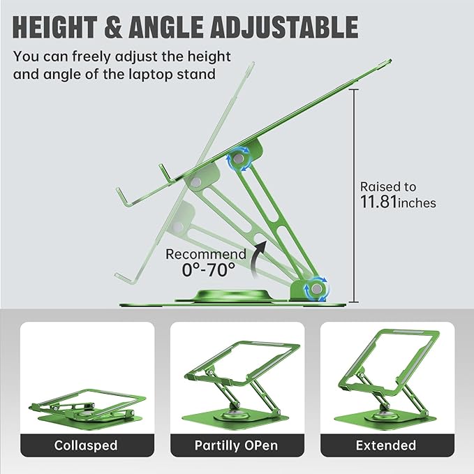 Laptop Stand for Desk, Adjustable Computer Stand - Image 3