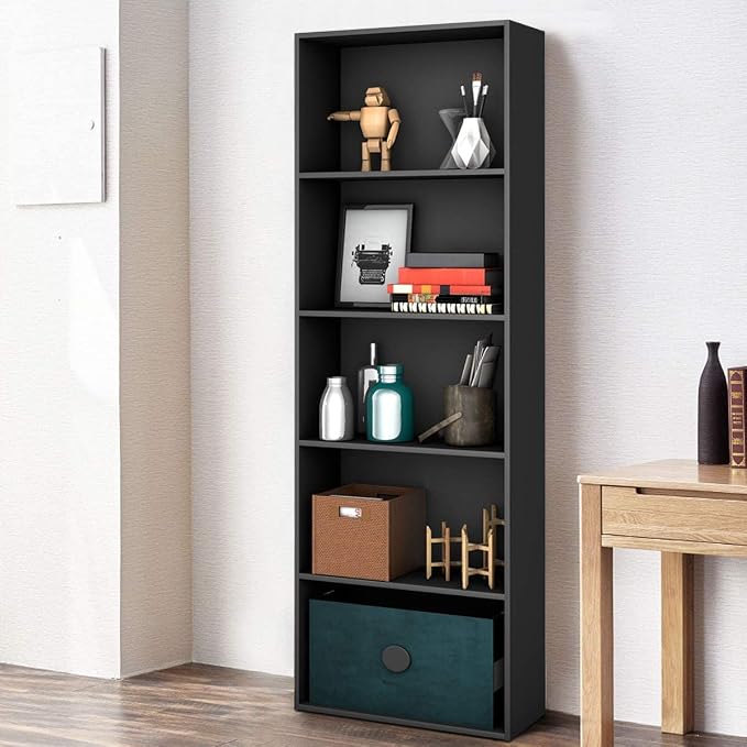 Tangkula 5-Tier Bookcase, 67” Tall Freestanding Bookshelf - Image 8