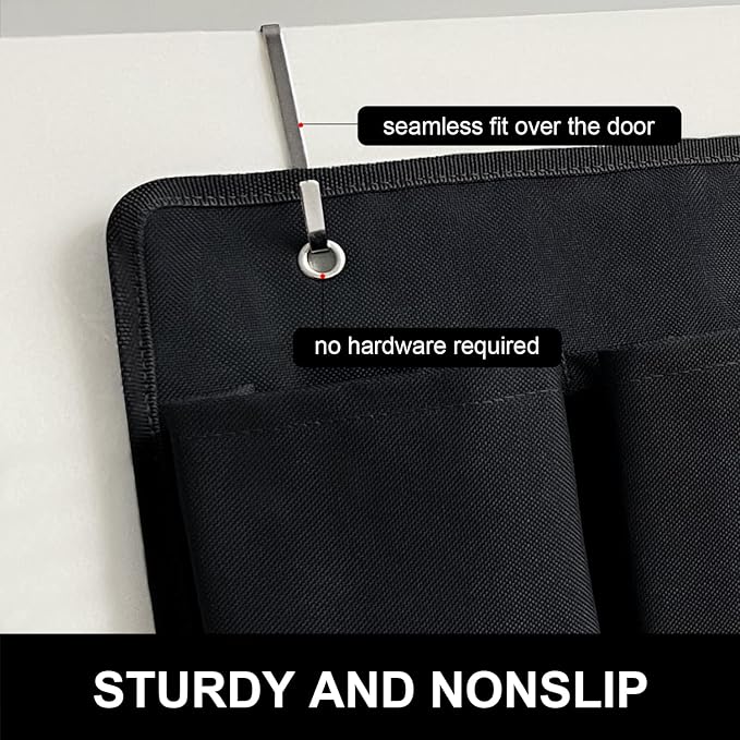 RV Shoe Pockets 10 Pockets Heavy Hanging Bedside Storage Organizer - Image 7