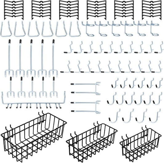 1/4 inch Extra Thick Pegboard Accessories Kit, Only Suitable by Daanxw