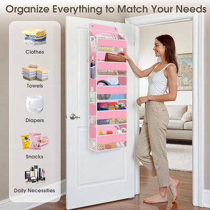 2 Pack Over The Door Organizer Hanging Storage Organizers - Image 6