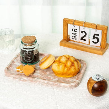 Marble Vanity Tray, Marble Bathroom Tray Countertop, Decorative Tray - Image 5