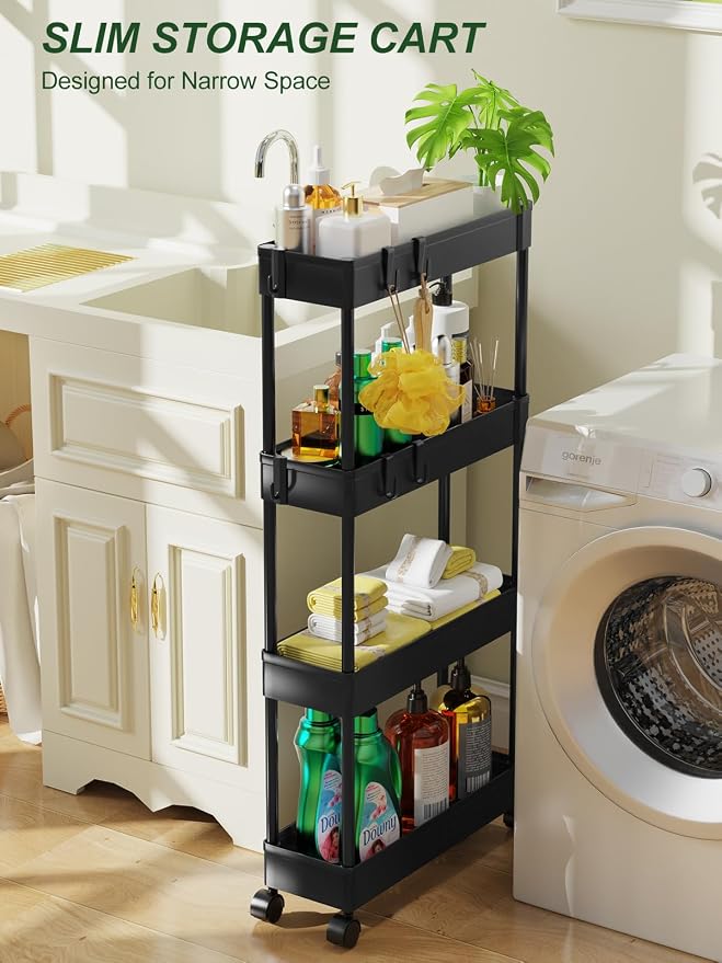 LEHOM 5.1" Slim Storage Cart - Image 8