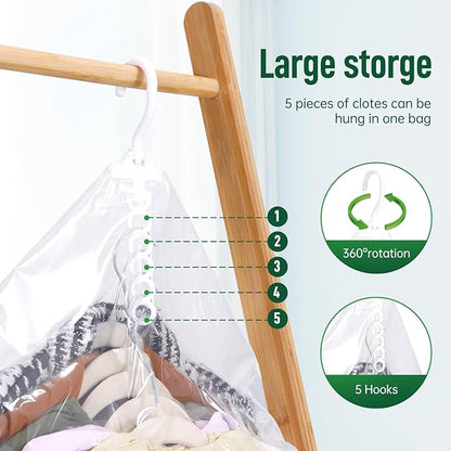 Hanging Vacuum Storage Bags For Clothes - Image 4