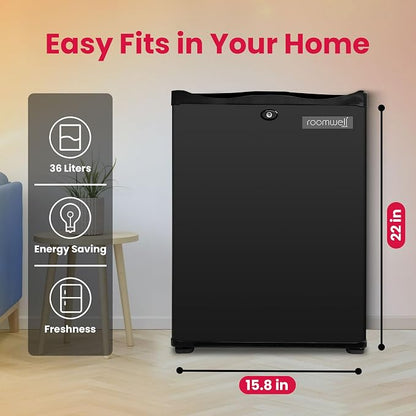 roomwell 1.4 cu.ft Compact Auto Defrost 120V/12V Refrigerator - Image 2