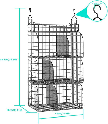 HapiRm Hanging Closet Organizer Storage - Image 3