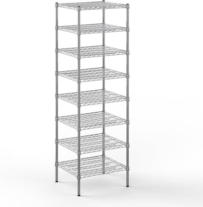21" Deep x 24" Wide x 74" Height Wire Shelving Kit | 8-Tier | NSF Commercial by Regal+Altair