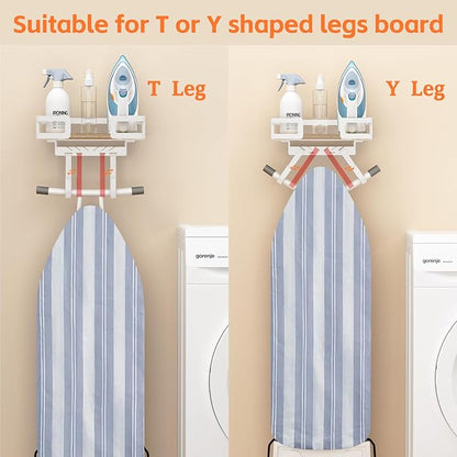 Ironing Board Holder Wall Mount, Iron Board Wall Hanger, Laundry Room - Image 3