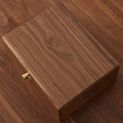 Solid Black Walnut Wood Jewelry Box - Image 3