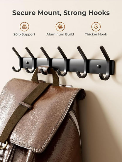 Coat Rack Wall Mount Hooks - Image 3