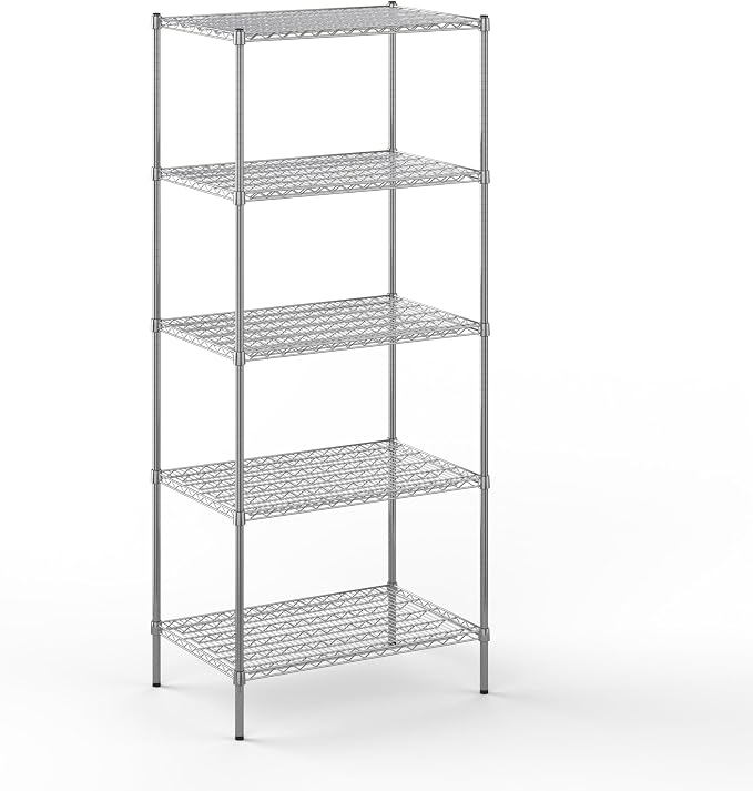 24" Deep x 36" Wide x 86" Height Wire Shelving Kit | 5-Tier | NSF Commercial by Regal+Altair