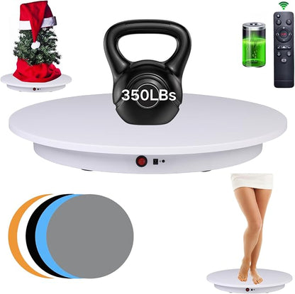 JAYEGT Motorized Rotating Display Stand，350Lbs Load ，360 Degree Electric by JAYEGT