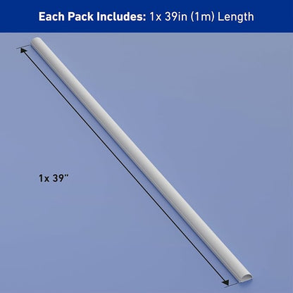 D-Line Cable Raceway On-Wall Cord Cover | 1D3015W | Surface Mount Electrical - Image 4