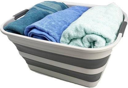 SAMMART Collapsible Plastic Laundry Basket - Image 5