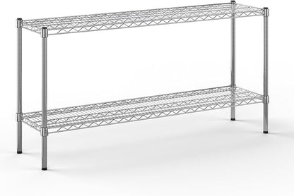 14" Deep x 54" Wide x 27" Height Wire Shelving Kit | 2-Tier | NSF Commercial by Regal+Altair