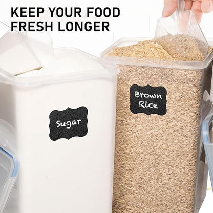 Flour Storage Container 2 PC Extra Large Food Storage Containers - Image 9