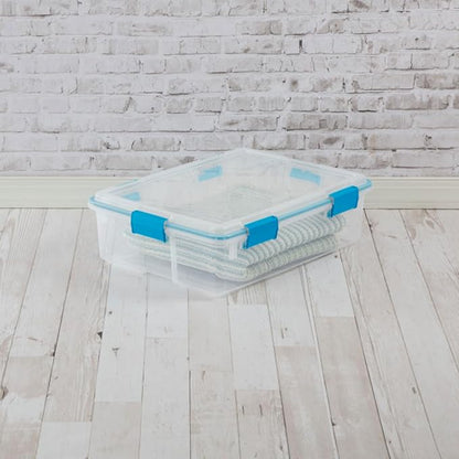 Sterilite 4-Pack Gasket Box, Weather-Resistant Storage Bins - Image 5
